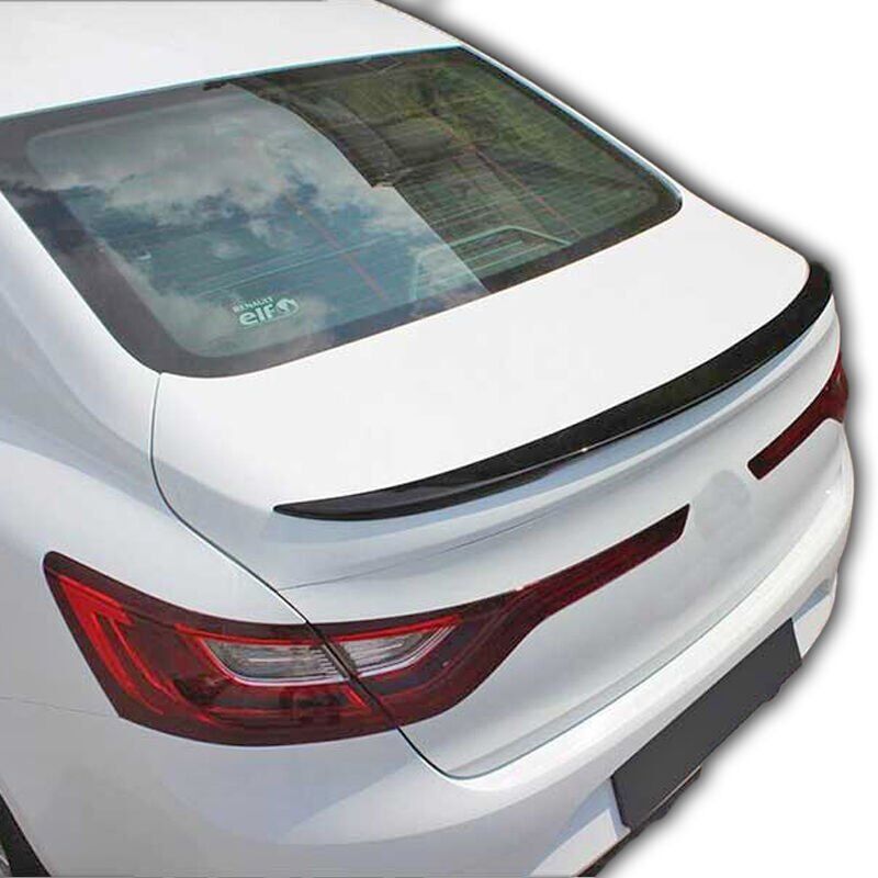 Renault Megane 4 Uyumlu Yedek Parça Spoiler Boyalı Fiber