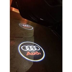 Audi Q3 2012-2013 Uyumlu Yedek Parça  Kapı Altı Işıklı Logo