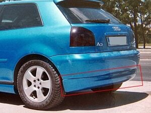 Audi A3 Uyumlu Yedek Parça 8L Arka Tampon Eki