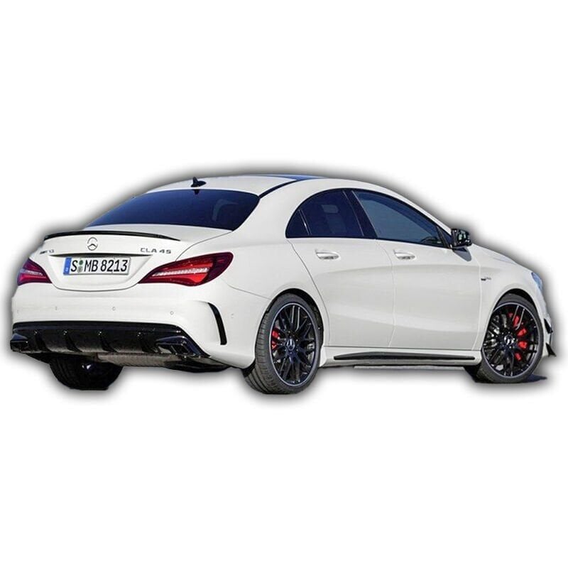 Mercedes W117 Cla Uyumlu Yedek Parça Spoiler Boyalı Fiber
