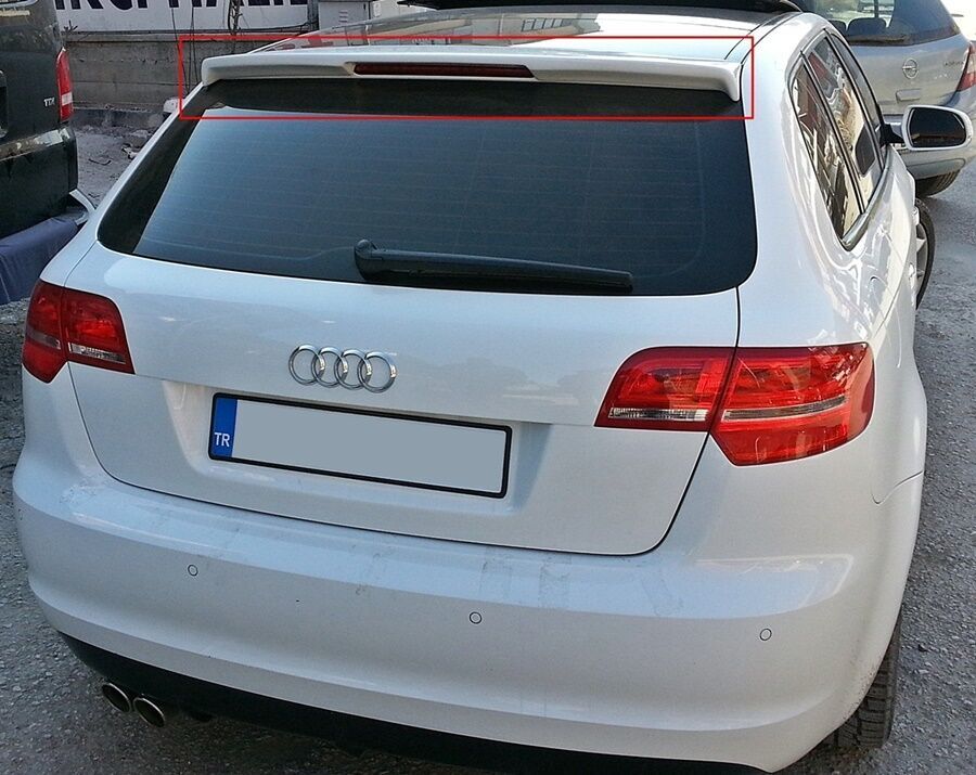 Audi A3 Uyumlu Yedek Parça 4 Kapı Bagaj Üstü Spoiler