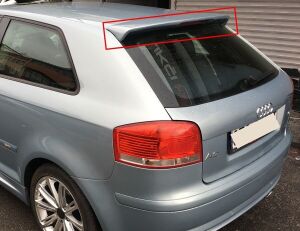 Audi A3 Uyumlu Yedek Parça Tek Kapı Bagaj Spoiler
