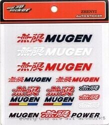 Honda Uyumlu Yedek Parça Mugen Sticker 11 Adet