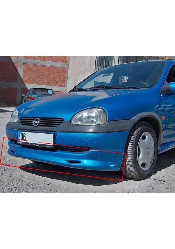 Opel Corsa B Uyumlu Yedek Parça Ön Tampon Eki