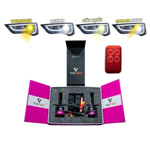 VRPro Evolution H7 LED Far Ampulü Kumandalı Modlu