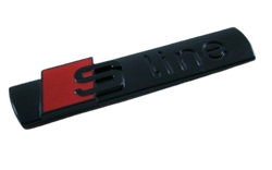 Metal S-Line Çamurluk ve Bagaj Logosu Siyah