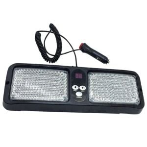 12 Modlu Kırmızı Mavi Çakmaklık Girişli Güneşlik Led Çakar Lamba