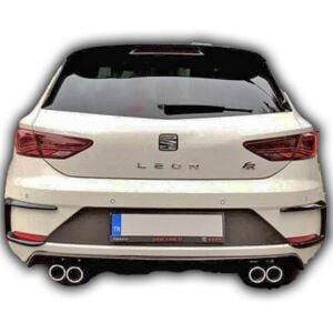 Seat Leon Uyumlu Yedek Parça Arka Tampon Kaşı Boyasız Fiber