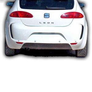Seat Leon MK2 Uyumlu Yedek Parça Makyajlı Aero Arka Tampon Boyasız Fiber