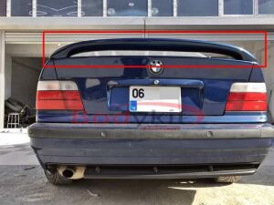 Bmw E36 Uyumlu Yedek Parça Işıksız Bagaj Spoiler