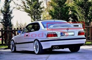 Bmw E36 Uyumlu Yedek Parça M3 Çift Kat Spoiler -Plastik