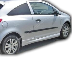 Opel Corsa D 2 Kapı Uyumlu Yedek Parça Marşpiyel Boyalı