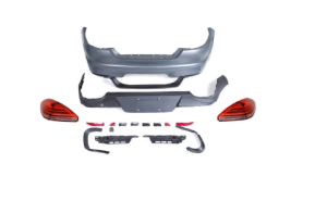 Panamera 2011-2013 İçin Uyumlu Arka Tampon + Stop Facelift