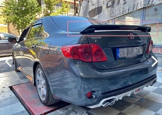 Toyota Corolla Uyumlu Yedek Spoiler