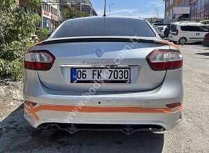 Renault Fluence Uyumlu Yedek Parça İnce Bagaj Spoiler