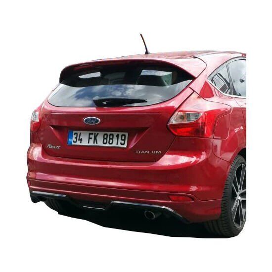 Ford Focus 3-3.5 HB  Uyumlu Yedek Parça  Makyajsız Arka Tampon Eki Plastik Boyalı