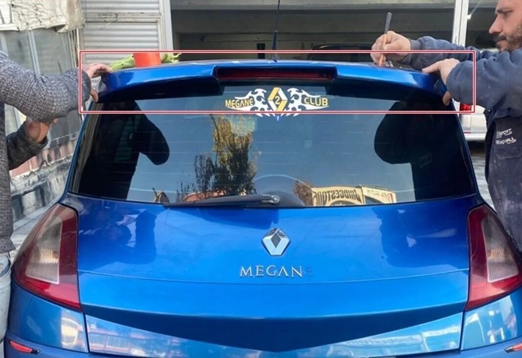 Renault Megane 2 HB Uyumlu Yedek Parça Anatomik Spoiler