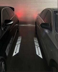 Mercedes W205 - W213 C Ve E Serisi Uyumlu Yedek Parça Ayna Altı Amg Aydınlatma (Amg Ambiyans)