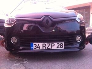 Renault Clio 4 Uyumlu Yedek Parça Ön Tampon Karlığı Boyalı