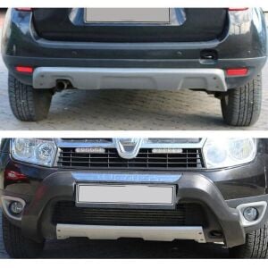 Dacia Duster 2008-2017 Uyumlu Yedek Parça Ön-Arka Difüzör (Plastik)