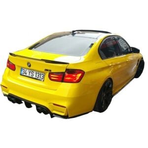 Bmw F30 - F31 3 Serisi 2012-2018 Uyumlu Yedek Parça M Vorsteiner Difüzör (Taiwan Tampon Uyumlu) Plastik Boyasız