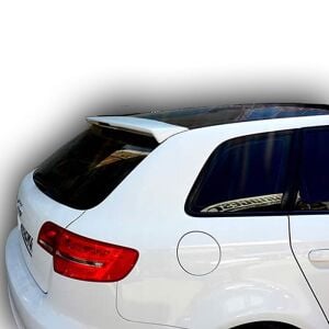 Audi A3 HB 2006 - 2012  Uyumlu Yedek Parça Tek Kapı Spoiler Boyalı
