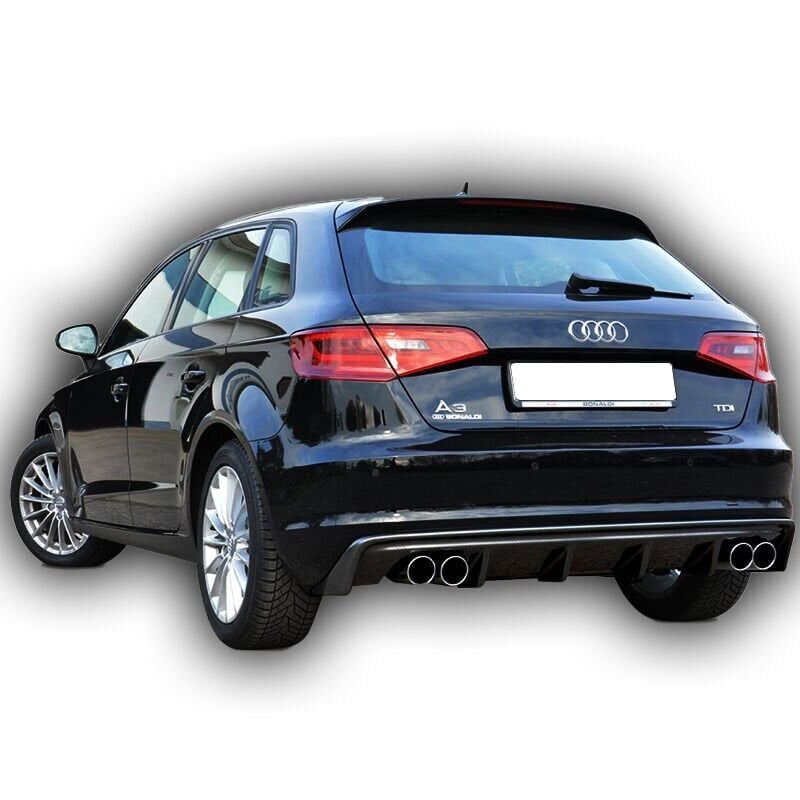 Audi A3 HB  Uyumlu Yedek Parça Difüzör Boyalı