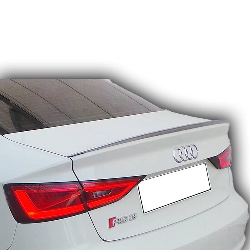Audi A3 Sedan M3  Uyumlu Yedek Parça Spoiler Plastik Boyalı