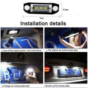 Volvo C70 2006-2015 Uyumlu Yedek Parça Oem Plaka Ledi