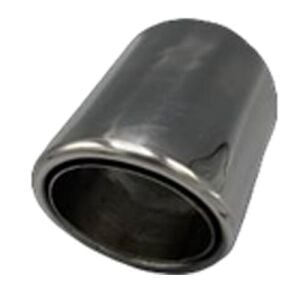 Üniversal Krom Egzoz Ucu Düz Çıkış Double 76x100 500-002G