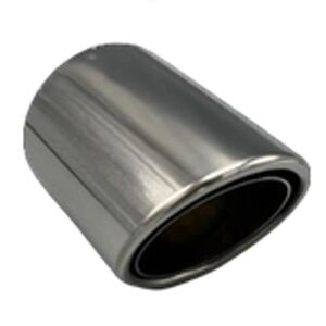 Üniversal Krom Egzoz Ucu Açılı Çıkış Double 101x125 700-005G