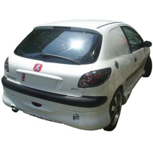 Peugeot 206 Uyumlu Yedek Parça Makyajsız Kasa Arka Tampon Eki Boyalı