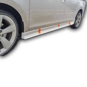 Skoda Rapid 2014 Uyumlu Yedek Parça Yan Marşpiyel Boyalı