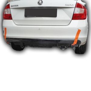 Skoda Rapid 2014 Uyumlu Yedek Parça Arka Difüzör Boyalı