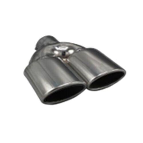 Üniversal Krom Egzoz Ucu Oval Çift Çıkış 60x105/125 800-033