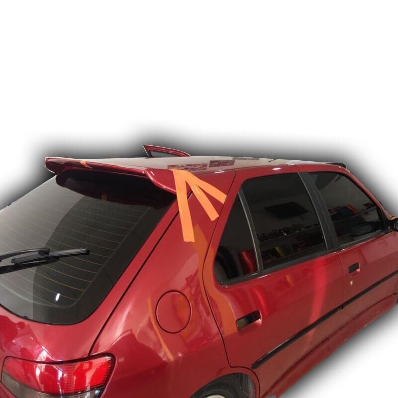 Peugeot 306 Uyumlu Yedek Parça Yüksek Spoiler Boyalı