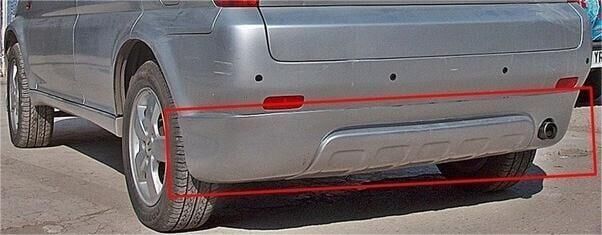 Honda HRV Uyumlu Yedek Parça Arka Tampon Eki