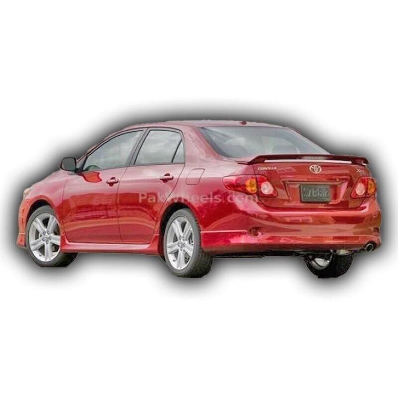 Toyota Corolla 2007-2011 Uyumlu Yedek Parça Işıklı Spoiler Boyalı