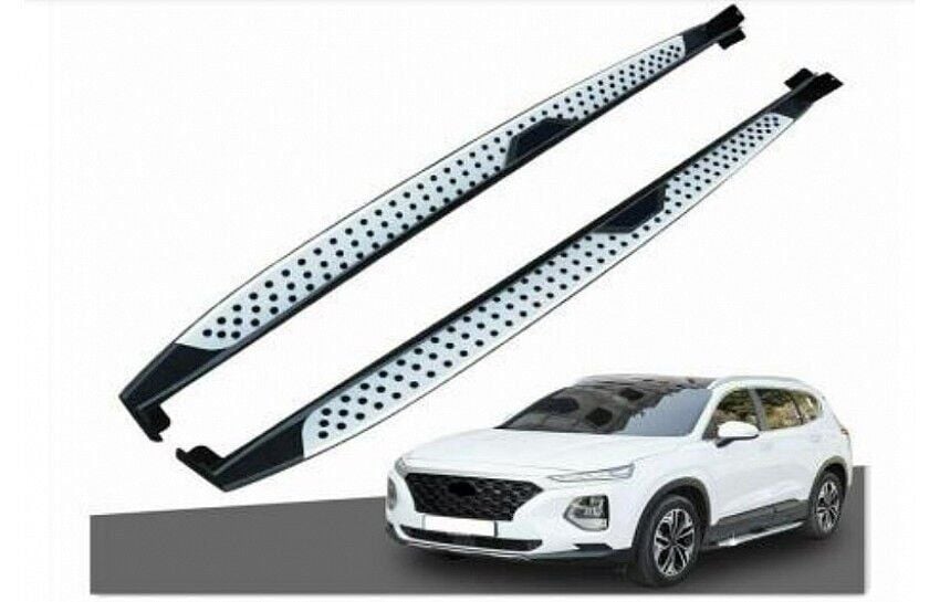 Hyundai IX45 2019+ Uyumlu Yedek Parça Bmw Görünümlü Yan Basamak