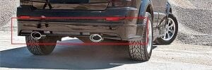 Kia Sorento Uyumlu Yedek Parça Arka Tampon Eki