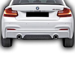 Bmw F22 2012+ Uyumlu Yedek Parça M Performance Difüzör Boyasız