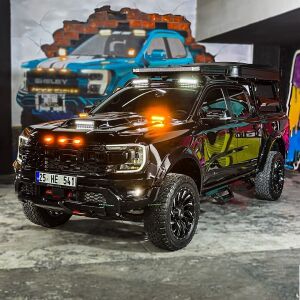 Ford Ranger 2023 ve Sonrası 3 Parca Kaput Skoop Ledli