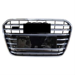 Audi A6 2012-2014 İçin Uyumlu Yedek Parça Panjur S6 Siyah