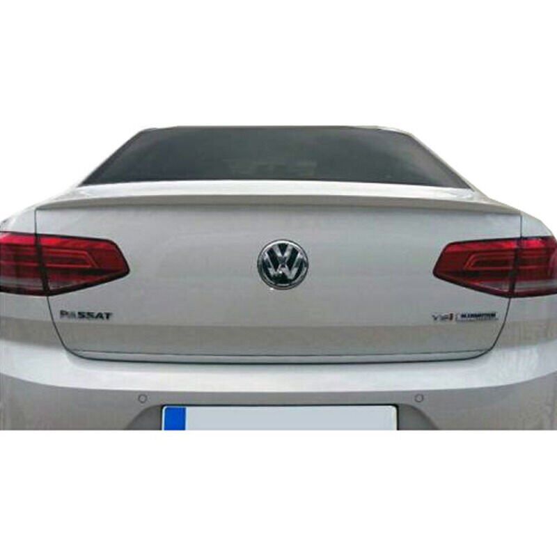 Volkswagen Passat B8 2015 Uyumlu Yedek Parça İnce Bagaj Spoiler Boyalı