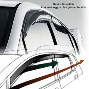 Mercedes W210 1995-2002 Uyumlu Yedek Parça Sport Style Cam Rüzgarlığı