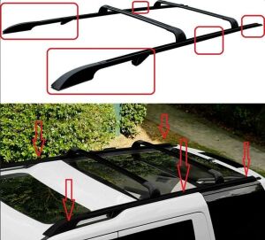 Land Rover Discovery 4 2010-2015 Uyumlu Yedek Parça OEM Tavan Çıtası / Siyah