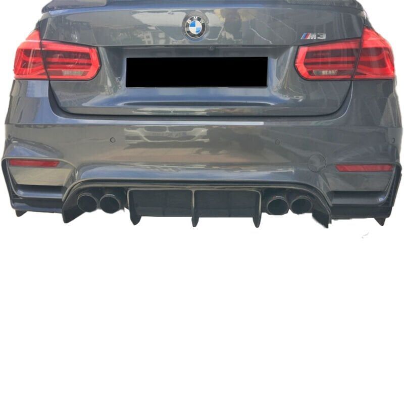 Bmw F30 Uyumlu Yedek Parça Vorsteiner M3 Tampon Uyumlu Difüzör Boyasız