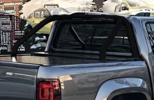 Nissan Navara 2010-2016 Uyumlu Yedek Parça Sand Plus Siyah Roll Bar AQM4WD PRB04