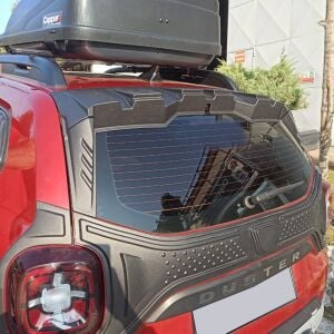 Dacia Duster 2018-Uyumlu Yedek Parça  Arka Cam Spoİler 3 Prç