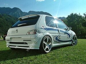 Peugeot 106 Uyumlu Yedek Parça Arka Tampon Eki